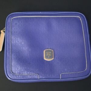 Y2k Guess Purple Textured Waterproof Shiny Logo Ipad Bag